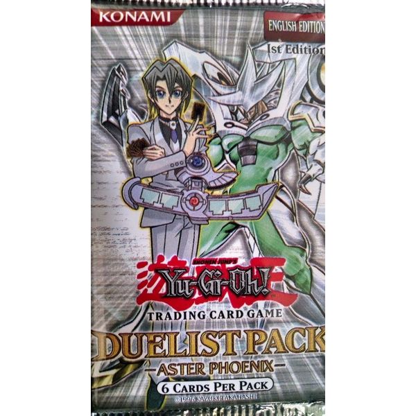 YU-GI-OH! Duelist Pack Aster Phoenix 1st. edition 1 Booster Pack English