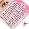 DASSEN Left and Right Self-Adhesive Eyelash Clusters, Individual False Lashes for DIY Home Application
