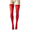 Leg Avenue Women's Solid Hue Thigh Highs, Red, One Size