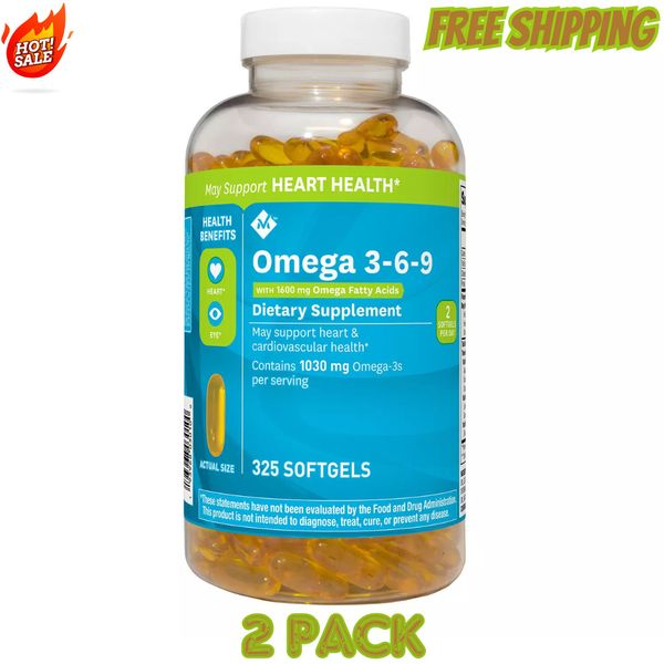 Member's Mark Omega 3-6-9 Dietary Supplement 2-pack(325 ct.)