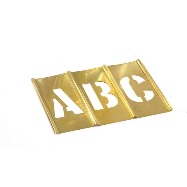 CH Hanson 10033 3" Brass Letters Set 33 pc