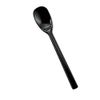 Saitou Industrial Soft Rubber Spoon, Silicone, One-Piece Type, Black, Regular