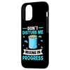 Epoxy Woodworking: Don't Disturb Me - Mixing In Progress Case for iPhone 12/12 Pro