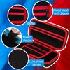 Lebakort Storage Case Compatible with Nintendo Switch 2 (Black + Neon Red Case)