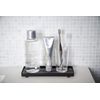 Yamazaki Home Tower bathroom trays, One Size, Black