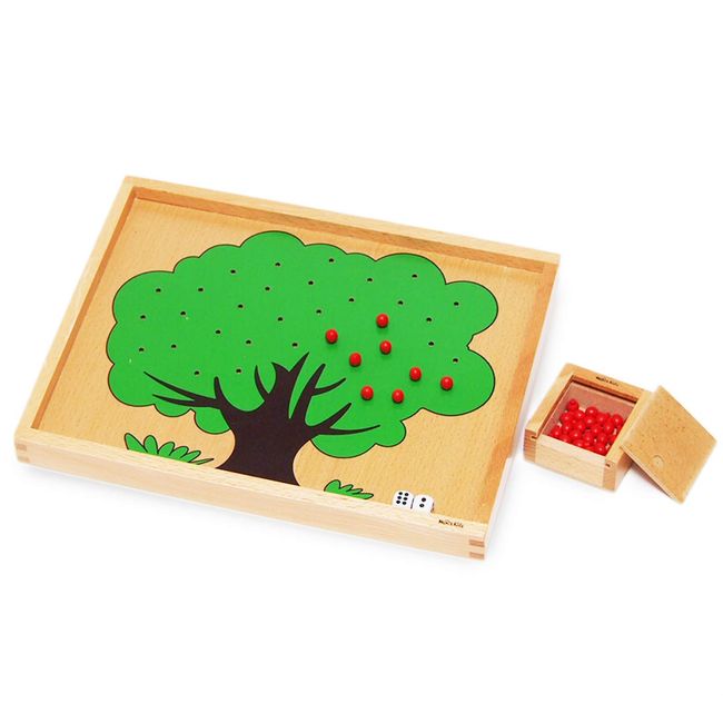 Montessori Teaching Tools - Apple Tree - Montessori Educational Supplies Educational Supplies Learning Supplies Authentic Teaching Materials Math Montessori Teaching Tools - Apple Tree -