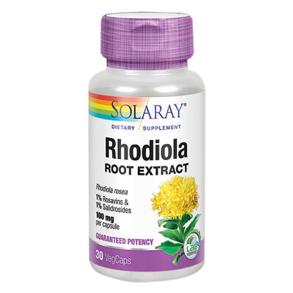 Rhodiola Root Extract 100 mg 30 Caps By Solaray