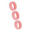 3PCS Silicone Ring Covers for Smart Ring Scratch Ring Protector Protective Sleeve Silicone Rings for Men Wedding Ring Protector (M)