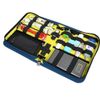 BUBM Universal Travel Case for Small Electronics and Accessories/Hard Drive Case/Cable organiser DSK-T (Medium, Blue)