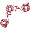 DEWENWILS 25FT Candy Cane Outdoor Christmas Extension Cord Multiple Outlets Plug