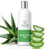 Aloe Infusion Organic Aloe Vera Gel - Deeply Hydrating, Skin Nourishing After Sun Skin Care for Face, Body and Hair - Sunburn, Redness and Itchy Skin Relief - Made in the USA - 16 Oz