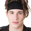 Hipsy Adjustable & Stretchy Basic Xflex Softball Headbands for Women & Girls (Basic Black & Olive 2pk)