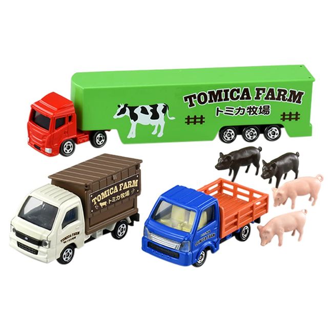 Takara Tomy Tomica Gift Welcome! Tomica Ranch Truck Set, Mini Car, Toy, Ages 3 and Up