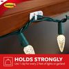 Command Decoration Clips for Christmas and Fairy Light - White