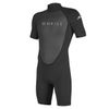 O'Neill Wetsuits Men's Reactor-2 2mm Back Zip Spring Wetsuit, Black/Black, M
