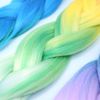 3 Pcs Synthetic Braiding Hair Extensions 24" Omber Jumbo Braid Kanekalon Hair Extensions for Beauty
