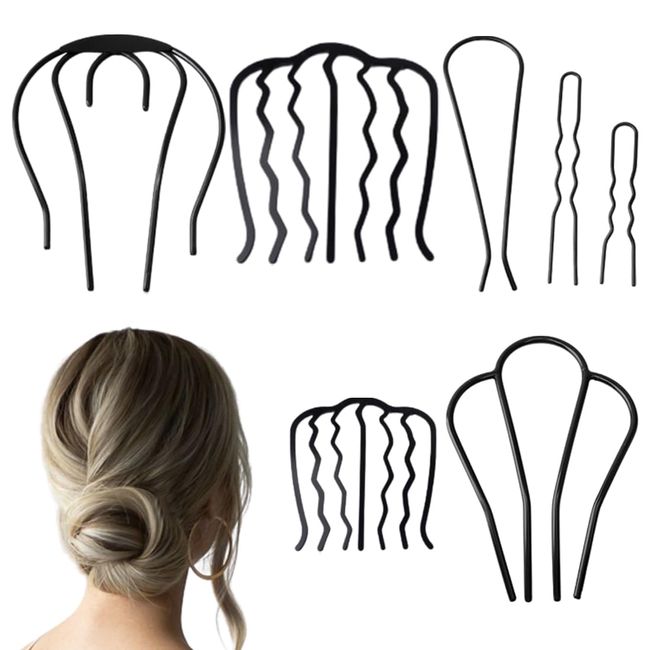 Set Of 5 Haare Steckkamm Metall Haarkamm Metall Haarkämme Steckkamm Brautschmuck Haarschmuck Kopfschmuck Frisur Styling Schönheitswerkzeuge, Modeaccessoires Für Mädchen, Geschenke Für Freundinnen