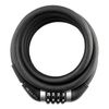 Sunlite Resettable Combo Cable Lock, 12mm x 6 ft., Black