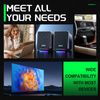 USB 2.0 128MB USB Flash Memory Low Capacity USB Memory Set Rotating Memory Stick (Not 128GB, 10 Pieces, Black)