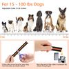 Dog Training Collar, IPX7 Waterproof Shock Collar with Remote Range 1300ft, 3...