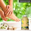 Sea Salt Vanilla 21.16 Oz - w/Vanilla & Cinnamon Essential Oils - Natural Bath Sea Salts - Best for Bath - Good Sleep - Relaxing - Body Care - Beauty