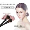 kaasmeya powder brush makeup brush black