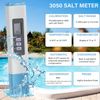 SALT-3050 Waterproof IP65 Meter/Digital Salinity PPM Temperature Tester