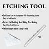 Richeson & Co. Printmaking Starter Kit - Clear Carve Etching Set, Includes Clear Carve Etching Plates, Etching Tool, Printmaking Paper
