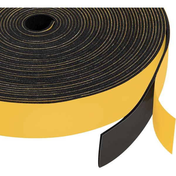 Neoprene Rubber Foam Tape 1 Inch Wide X 1/16 Inch Thick (New Adhesive Craft), Hi