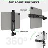 Ipad Tripod Mount Holder, Fits Ipad Pro 12.9, Air, Mini, Tab and More | Includes