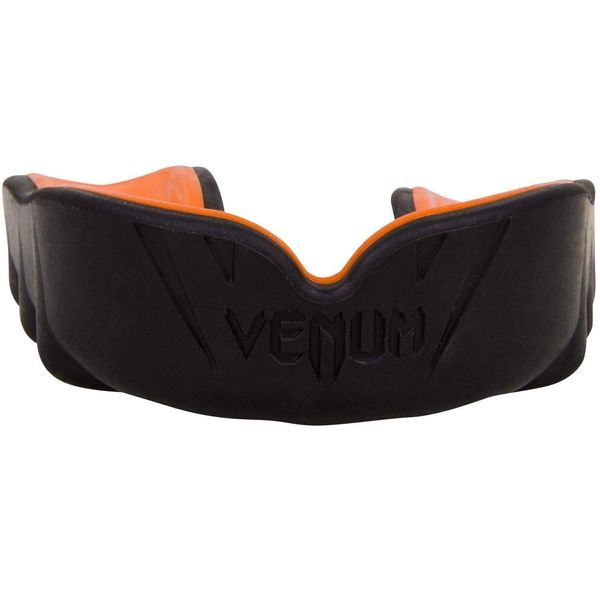 Venum Challenger Mouthguard - Black/Orange, One Size