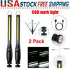 2x Rechargeable LED COB Slim Work Light Mechanic Flashlight Lamp Magnetic Torch