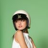 TT&CO. FIRST VISOR Black Jet Helmet Full Face Vintage Visor