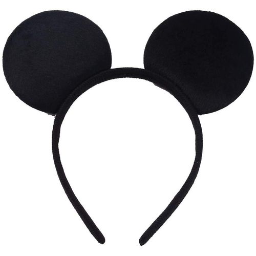 HENBRANDT Black Mouse Ears Headband for Adults/Children - Fancy Dress Costume Head Band Accessory - Party Decoration Gift - UK (BLACK)