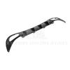 For 15-Up Dodge Charger Base | SRT MATTE BLACK Rear Bumper Quad Exhaust Diffuser