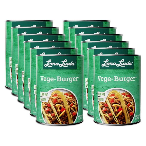 Loma Linda - Plant-Based Meats (Vege Burger (15 oz.), 12 Pack)