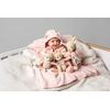 Steiff 242441 GOTS Raja Deer Music Box, Beige/Pink