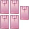 5Pcs Pink 20Ml/ 0.67Oz Card Type Spray Bottles Refillable Perfume Atomizer Conta