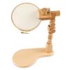 SALUDABLE Embroidery Frame Stand Wooden Adjustable 360 Degree Rotating Craft Frame Set