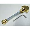 Spare Thumb-Turn & Release Spindle (for Bathroom Locks) (Brass)