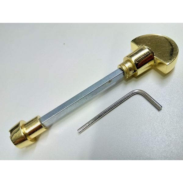 Spare Thumb-Turn & Release Spindle (for Bathroom Locks) (Brass)