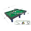 eBigValue Durable Mini Pool Table for Kids & Adults - Complete Set for Easy Play Anywhere