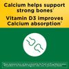 Nature Made Calcium 600 mg with Vitamin D3 Supplement 60 Count Tablets
