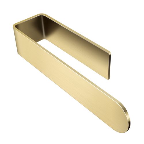 Taozun Towel Holder Gold Hand Towel Rack Adhesive Towel Bar Stick on Towel Ring for Bathroom Wall Kitchen RV, Stainless Steel Brushed Brass Finish