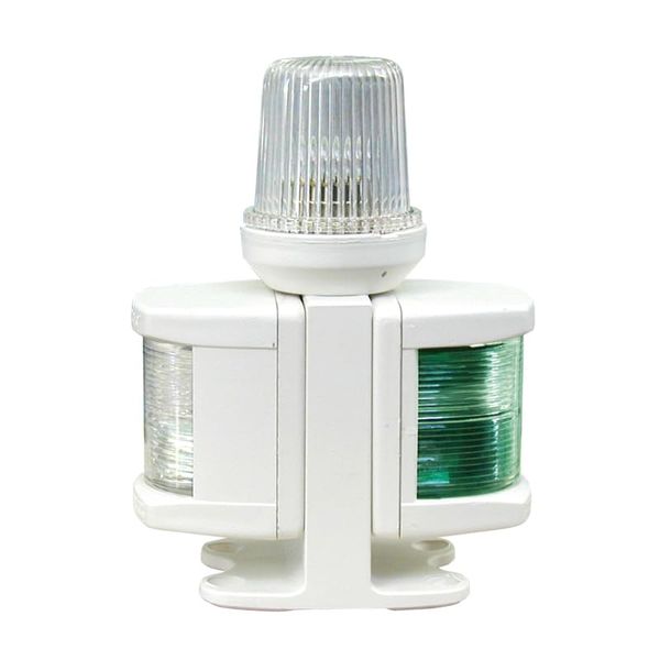 CLASSIC Combination Navigation Light White Case Tri-Colour - All Round & Stern & Bi-Colour