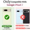 for Pixel 7 Case with Screen Protector: [Military Grade 20ft. Drop Tested] Ring Shockproof Protective Phone Case for - Google Pixel 7 (Blue)