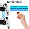 4 Pcs Edge Controller Back Paddles for PS5 DualSense Edge Controller, Paddles Replacement Compatible with PS5 Edge Controller, Metal Paddles for PS5 DualSense Controller (Red)