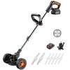 Cordless Weed Eater 2500W Electric Brush Cutter Lawn Edger Grass String Trimmer