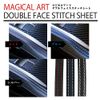 HASEPRO Magical Art Double Face Stitch Sheet, Red