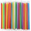 100 Pcs Disposable Jumbo Smoothie Straws - Individually Wrapped - Boba Straw